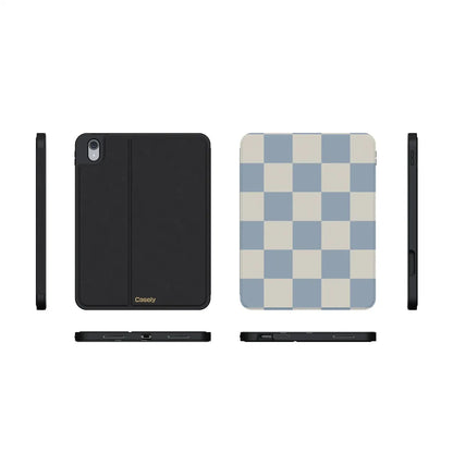Fit Check | Light Blue Checkerboard iPad Case