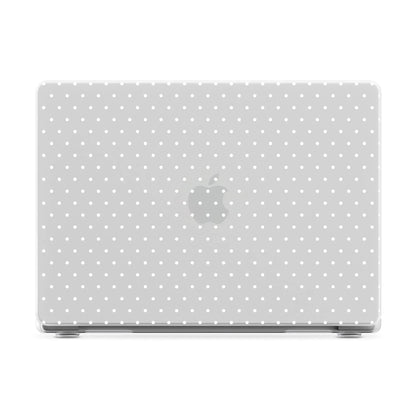 On the Dot | White Polka Dot Laptop Shell - 13" MacBook Neo