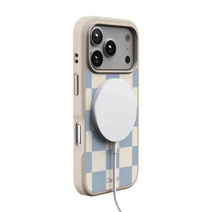 Fit Check | Light Blue Checkerboard Case