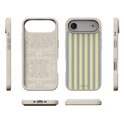 Coastline Stripes | Blue & Yellow Case