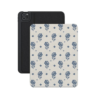 Seaside Stitch | Vintage Roses iPad Case