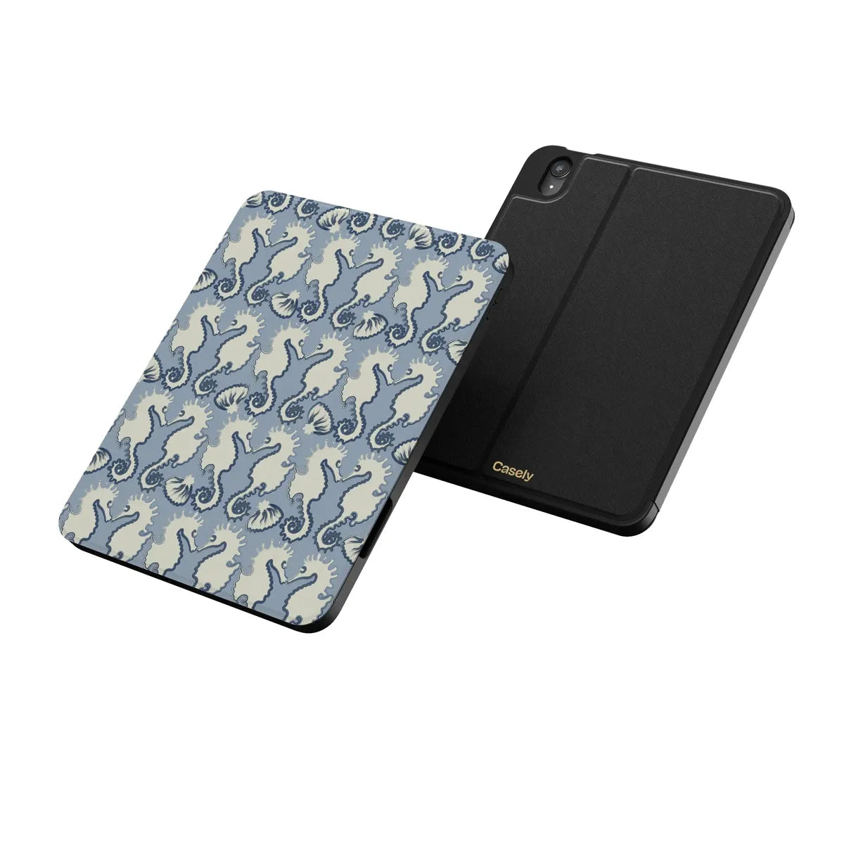 Seahorse Drift | Coastal Blues iPad Case