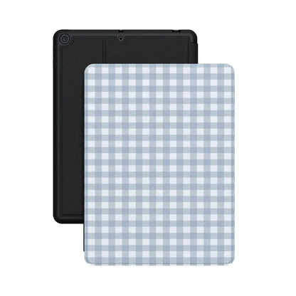 Pastel Picnic | Blue Gingham iPad Case
