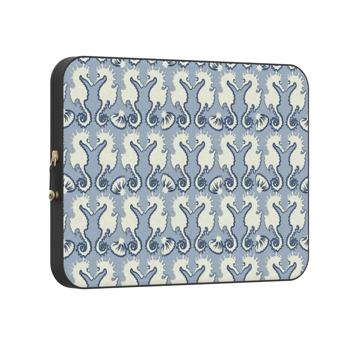 Seahorse Drift | Coastal Blues Laptop Case