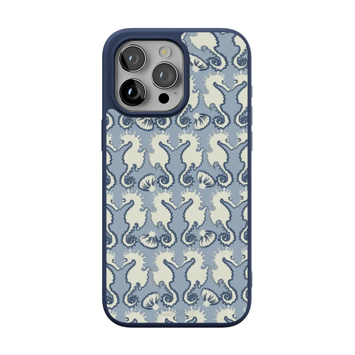Seahorse Drift | Coastal Blues Case - iPhone 13 Pro