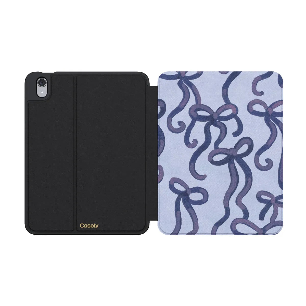 Love Me Knot | Blue Bow iPad Case