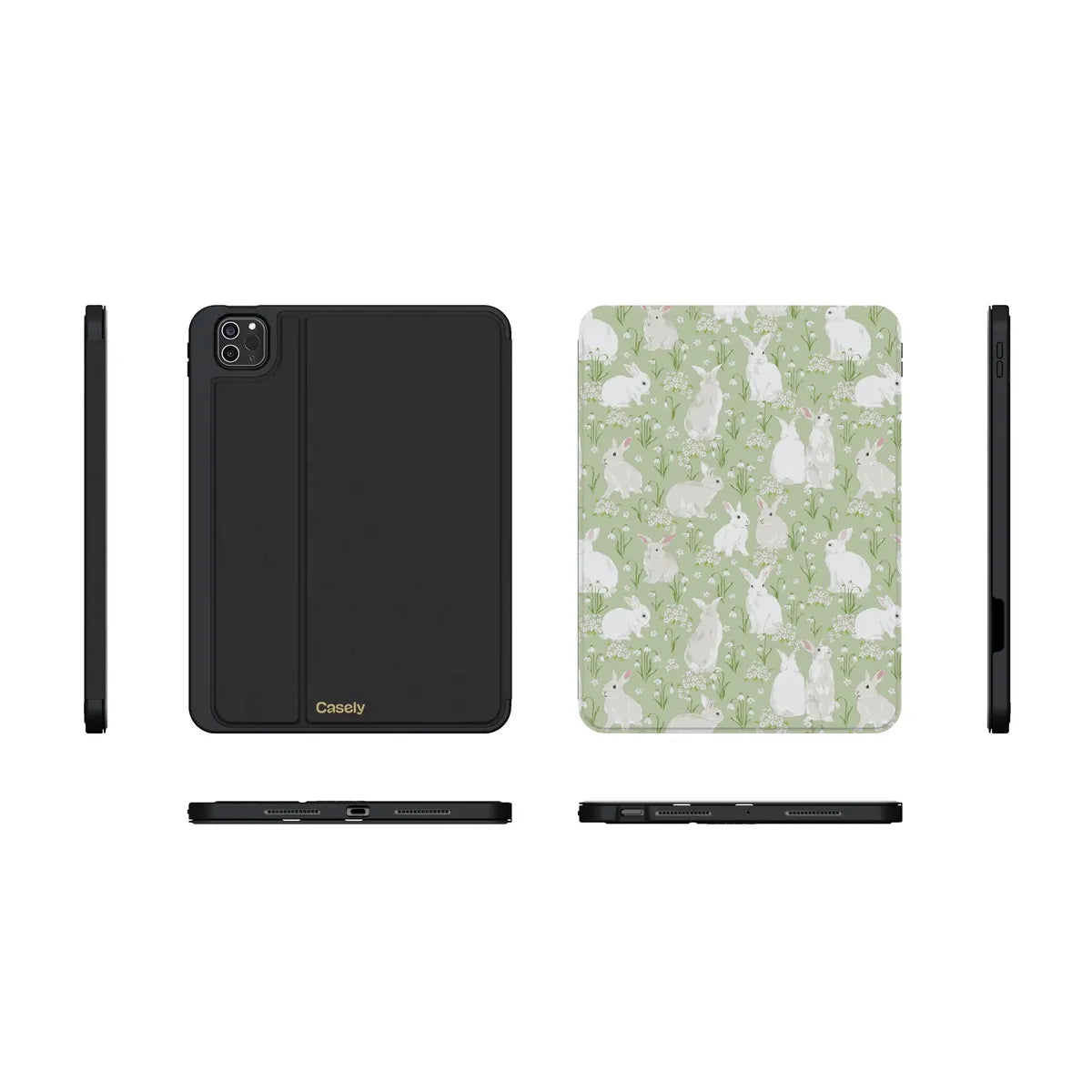 Hop to it | Green Bunny iPad Case