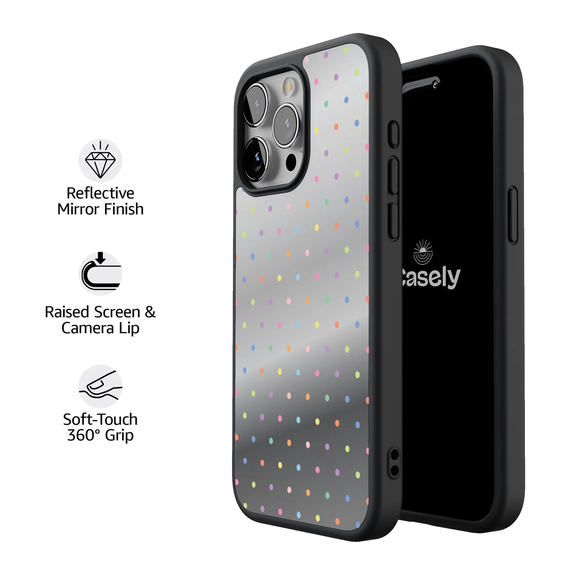 On the Dot | Rainbow Polka Dot Case