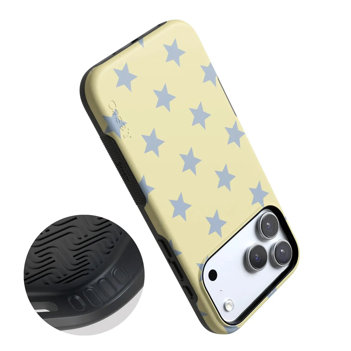 Shine Bright | Butter Yellow Stars Case