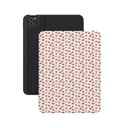 Lovebug | Mauve Hearts iPad Case