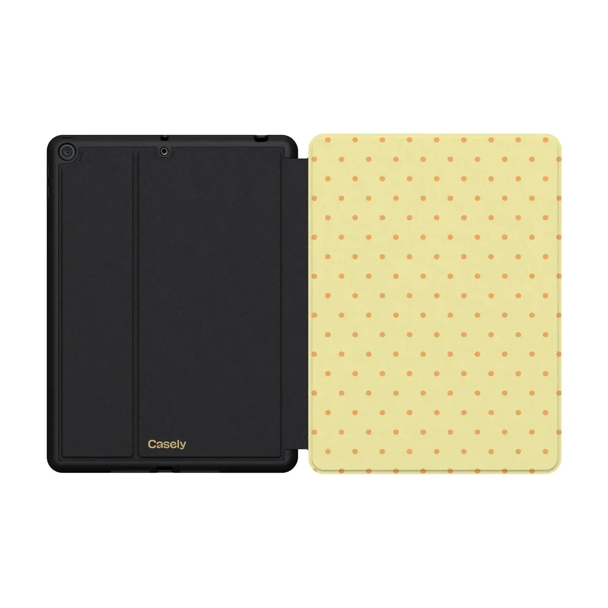 On the Dot | Yellow Polka Dot iPad Case
