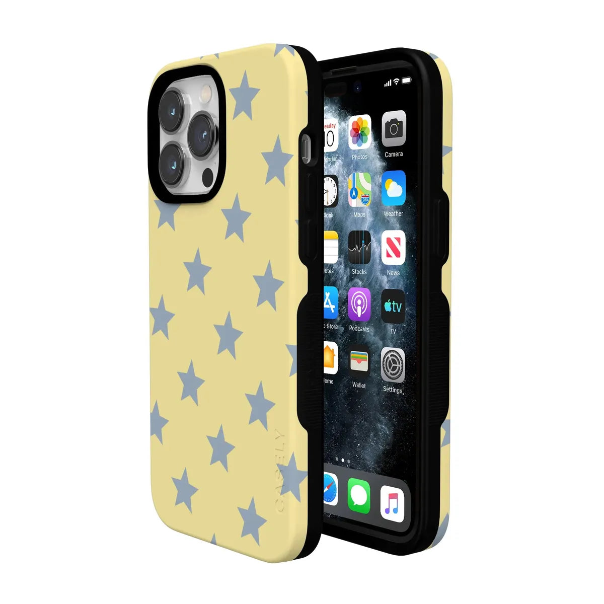 Shine Bright | Butter Yellow Stars Case