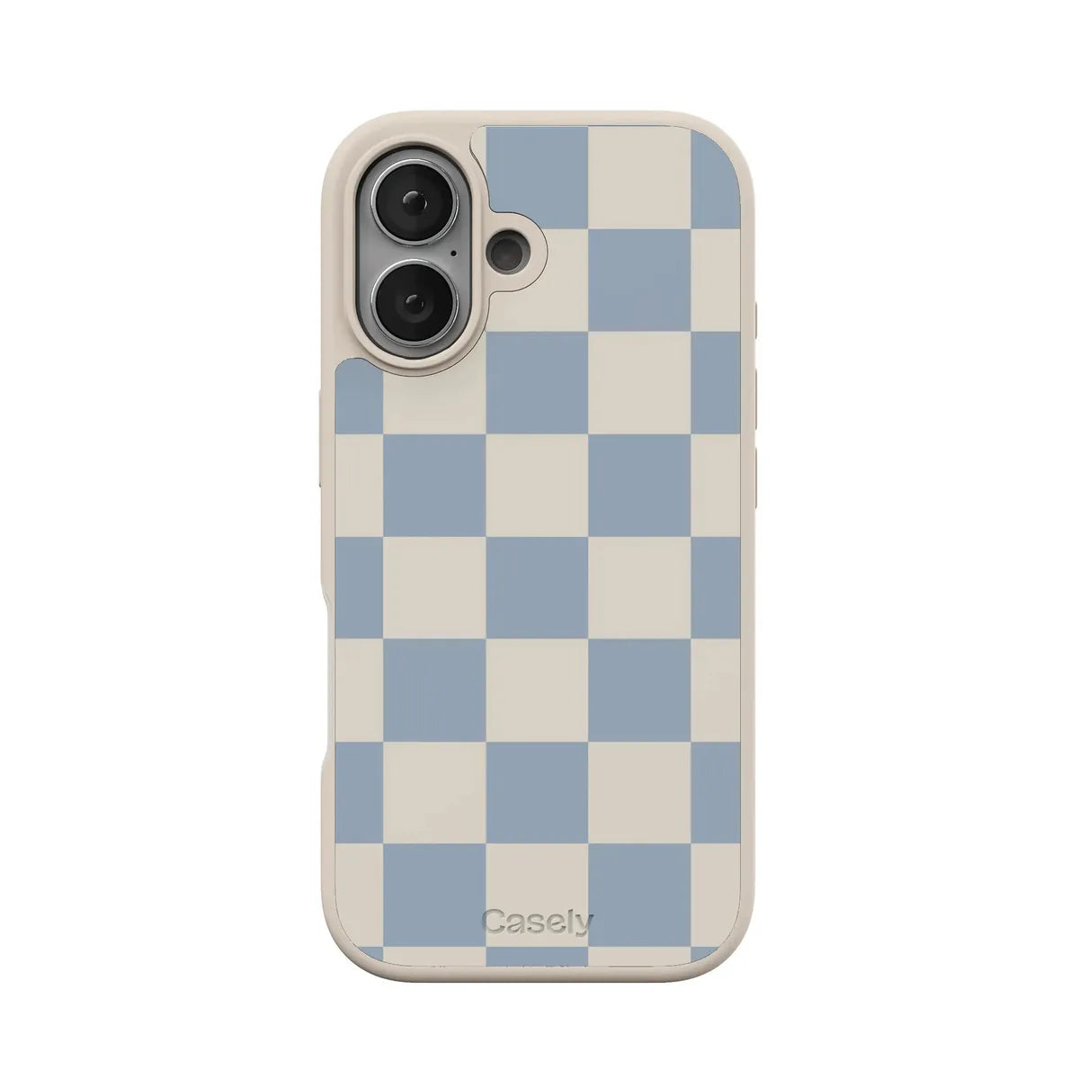 Fit Check | Light Blue Checkerboard Case - iPhone 16
