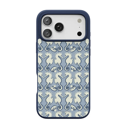 Seahorse Drift | Coastal Blues Case - iPhone 17 Pro