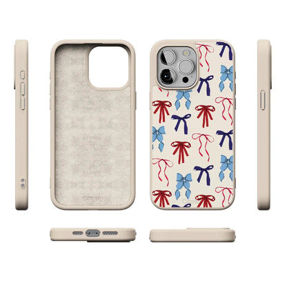 American Girlie | Red White & Blue Bows Case