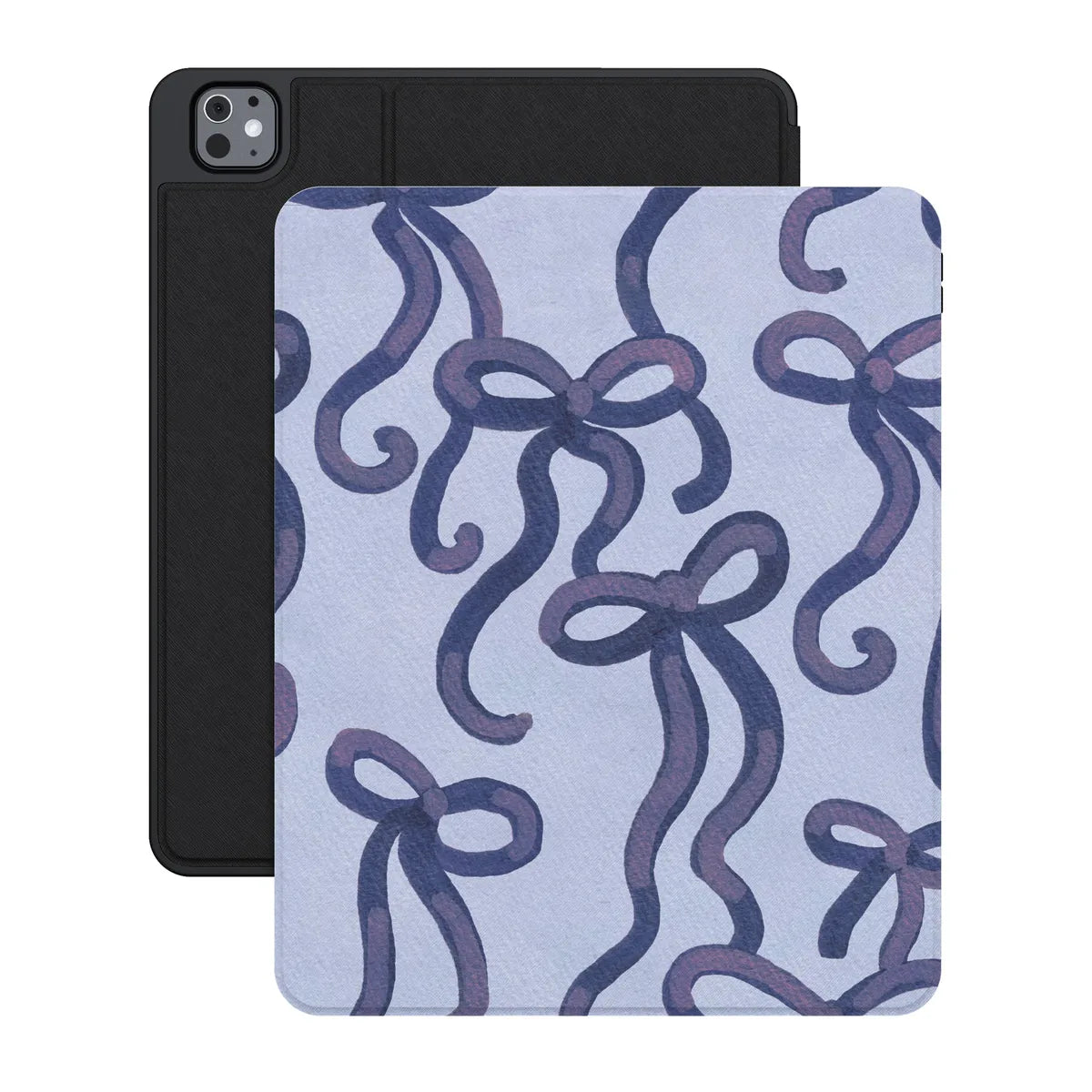 Love Me Knot | Blue Bow iPad Case