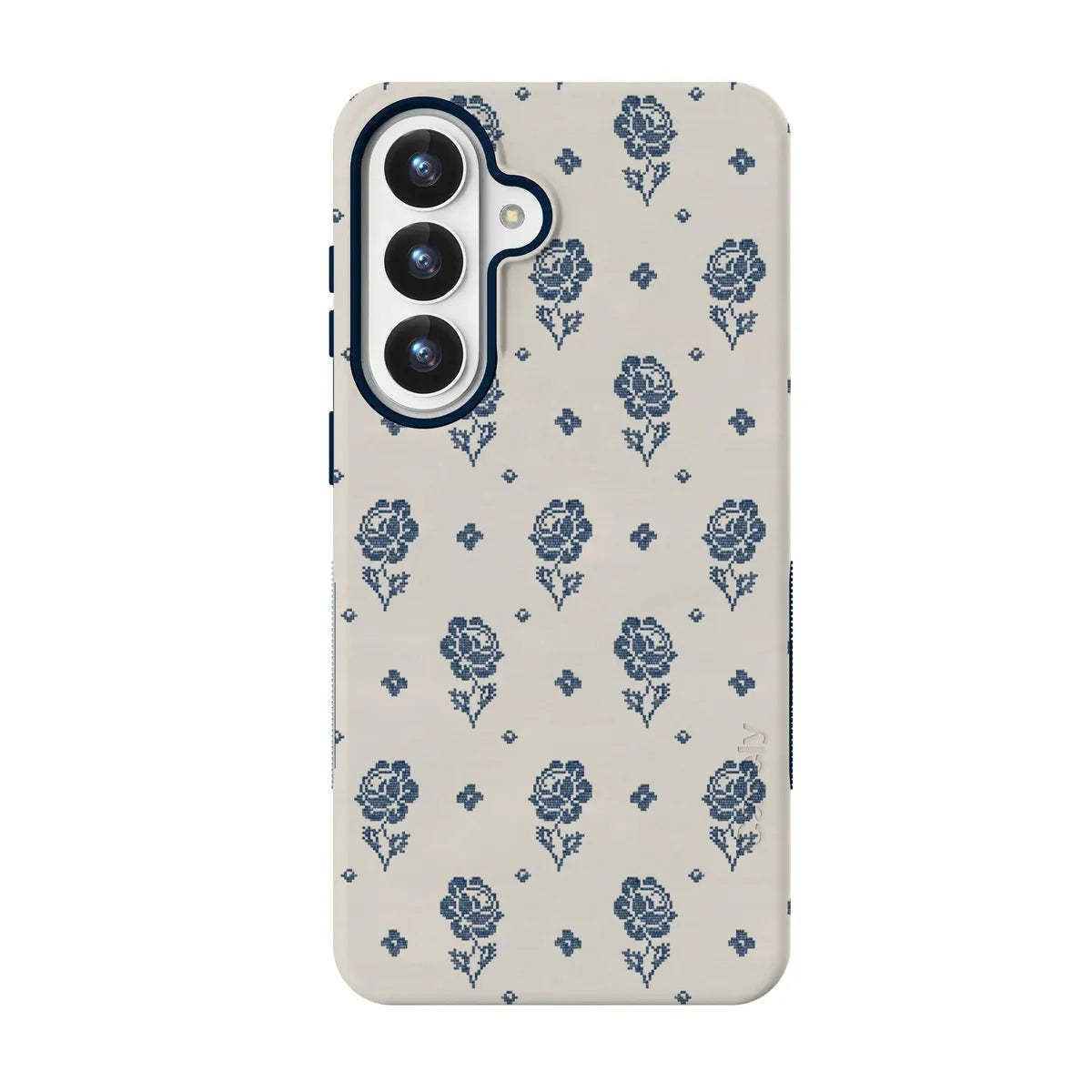 Seaside Stitch | Vintage Roses Case - Galaxy S26