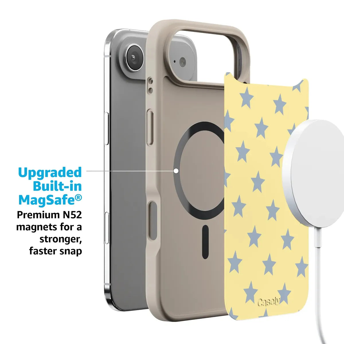 Shine Bright | Butter Yellow Stars Case