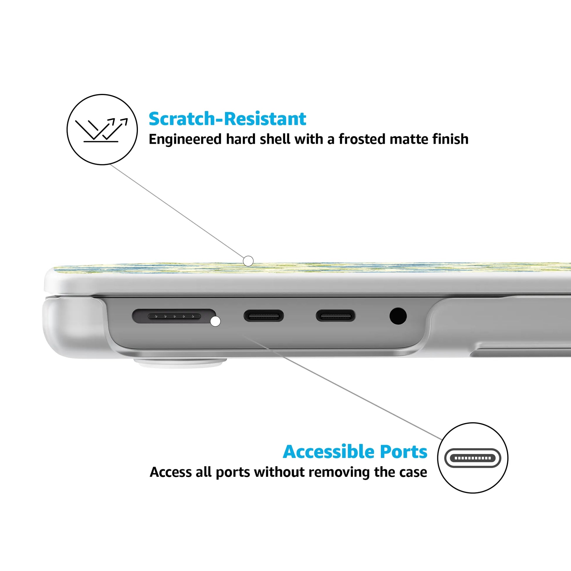 Garden Breeze | Seaside Vines Laptop Shell