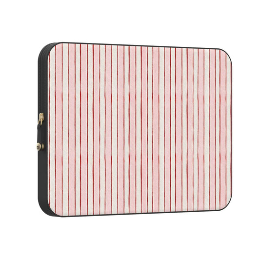 Pretty in Pastel | Blush Stripes Laptop Case