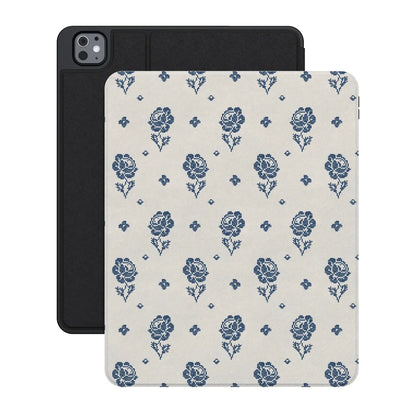 Seaside Stitch | Vintage Roses iPad Case