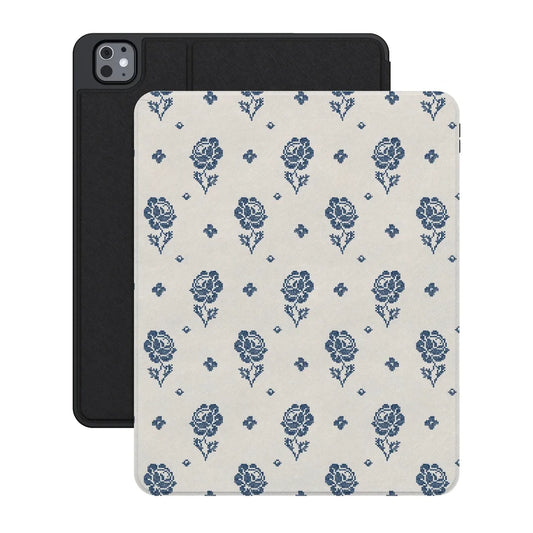 Seaside Stitch | Vintage Roses iPad Case
