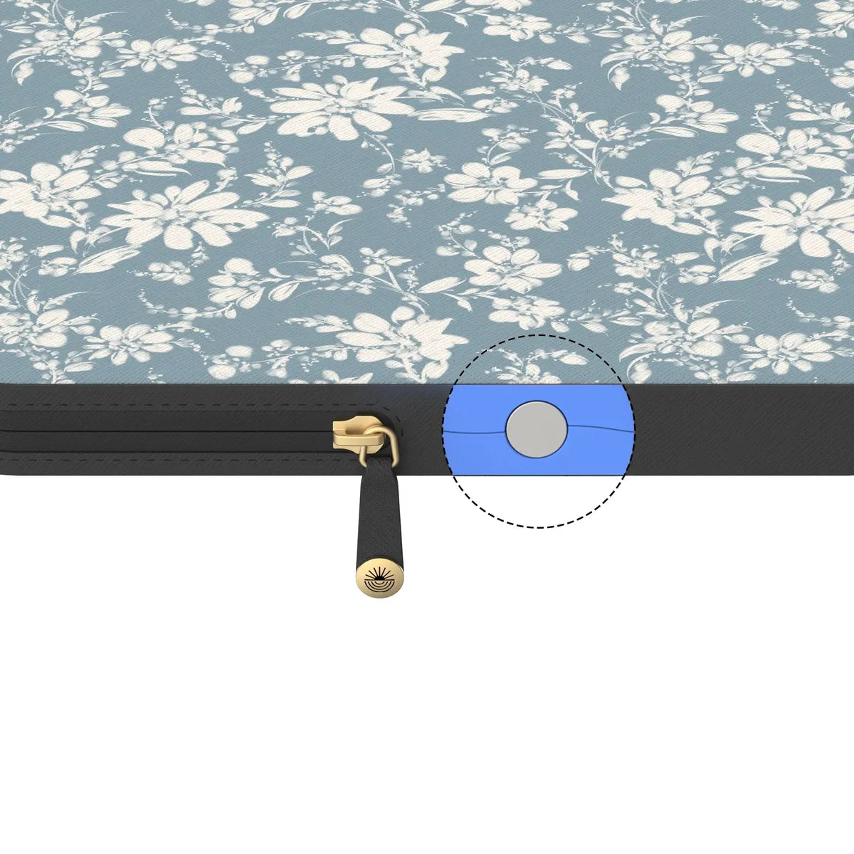 Afternoon Tea | Blue Floral Laptop Case
