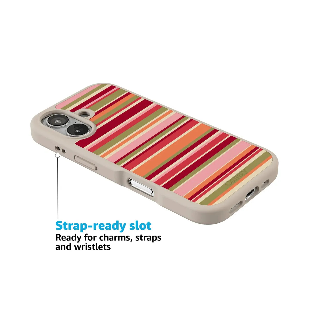 Citrus Stripes | Poolside Print Case