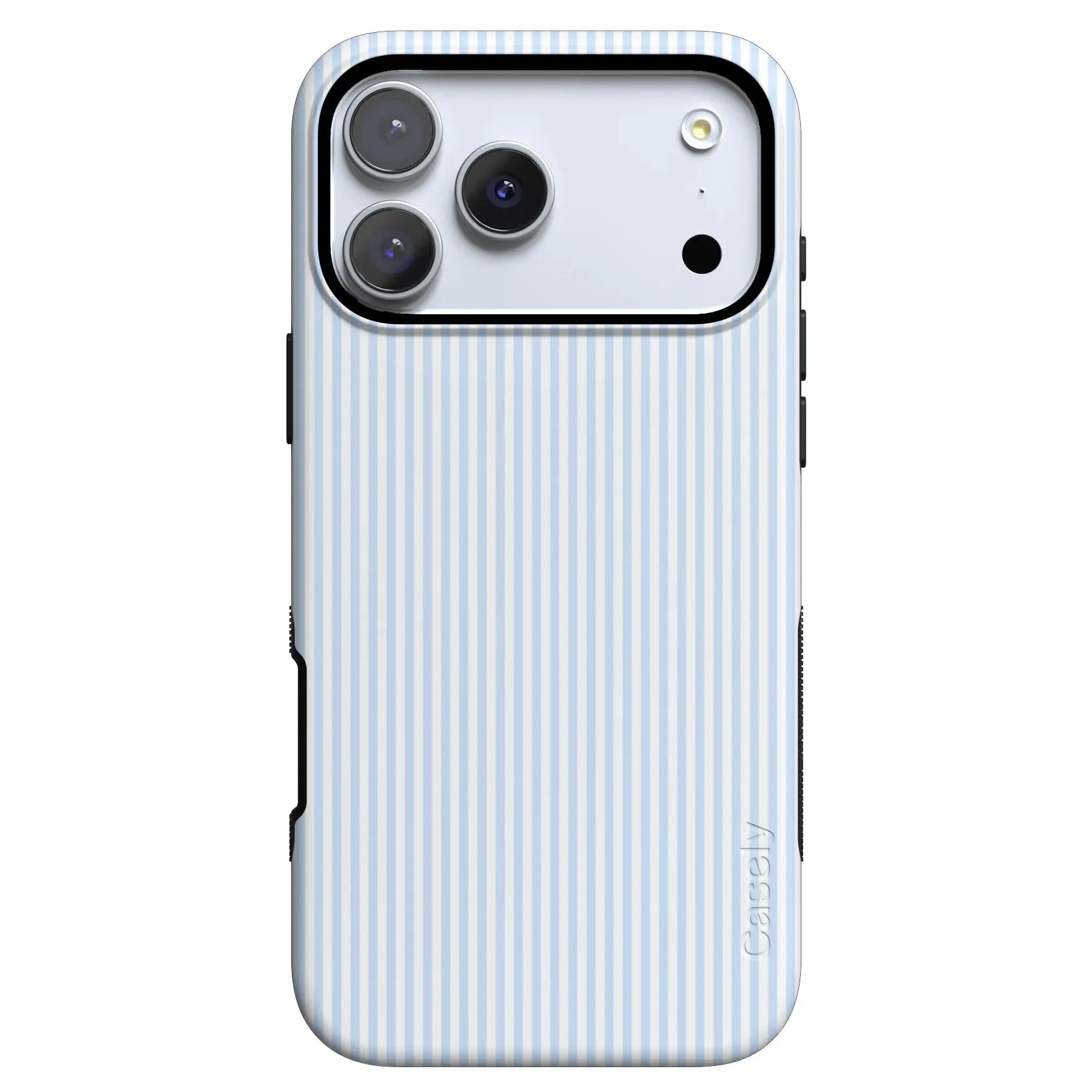 Stripes and the City | Light Blue Pinstripe Case - iPhone 17 Pro