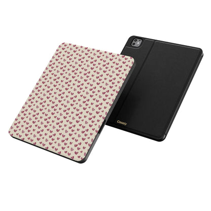 Lovebug | Mauve Hearts iPad Case