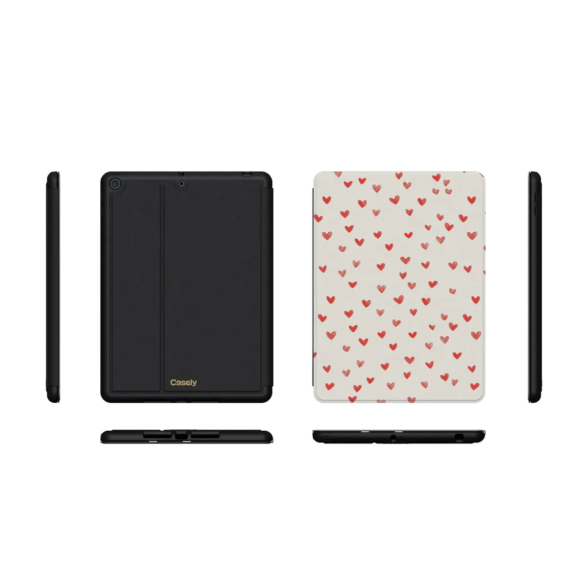 Love Letters | Doodle Hearts iPad Case