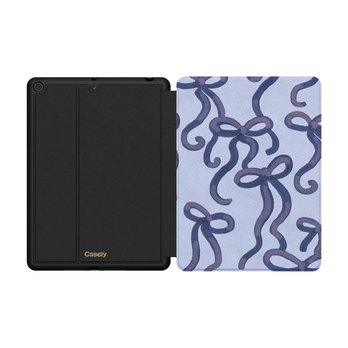 Love Me Knot | Blue Bow iPad Case