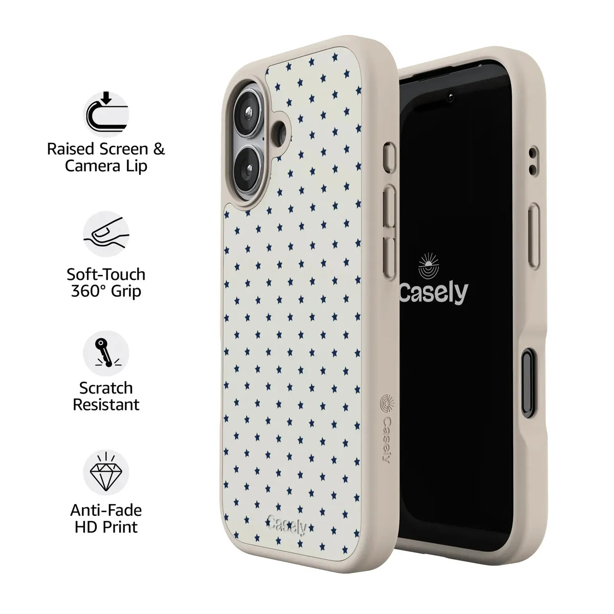 Tiny Stars | Blue & White Case