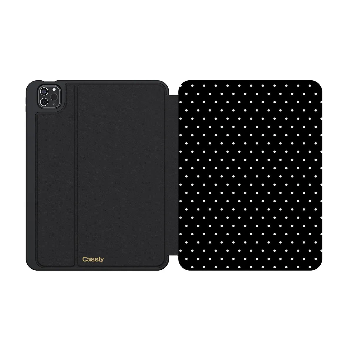 On the Dot | White Polka Dot iPad Case