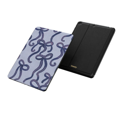 Love Me Knot | Blue Bow iPad Case