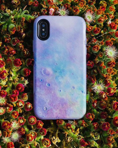 Over the Moon | Pastel Marble Moon Case iPhone Case get.casely