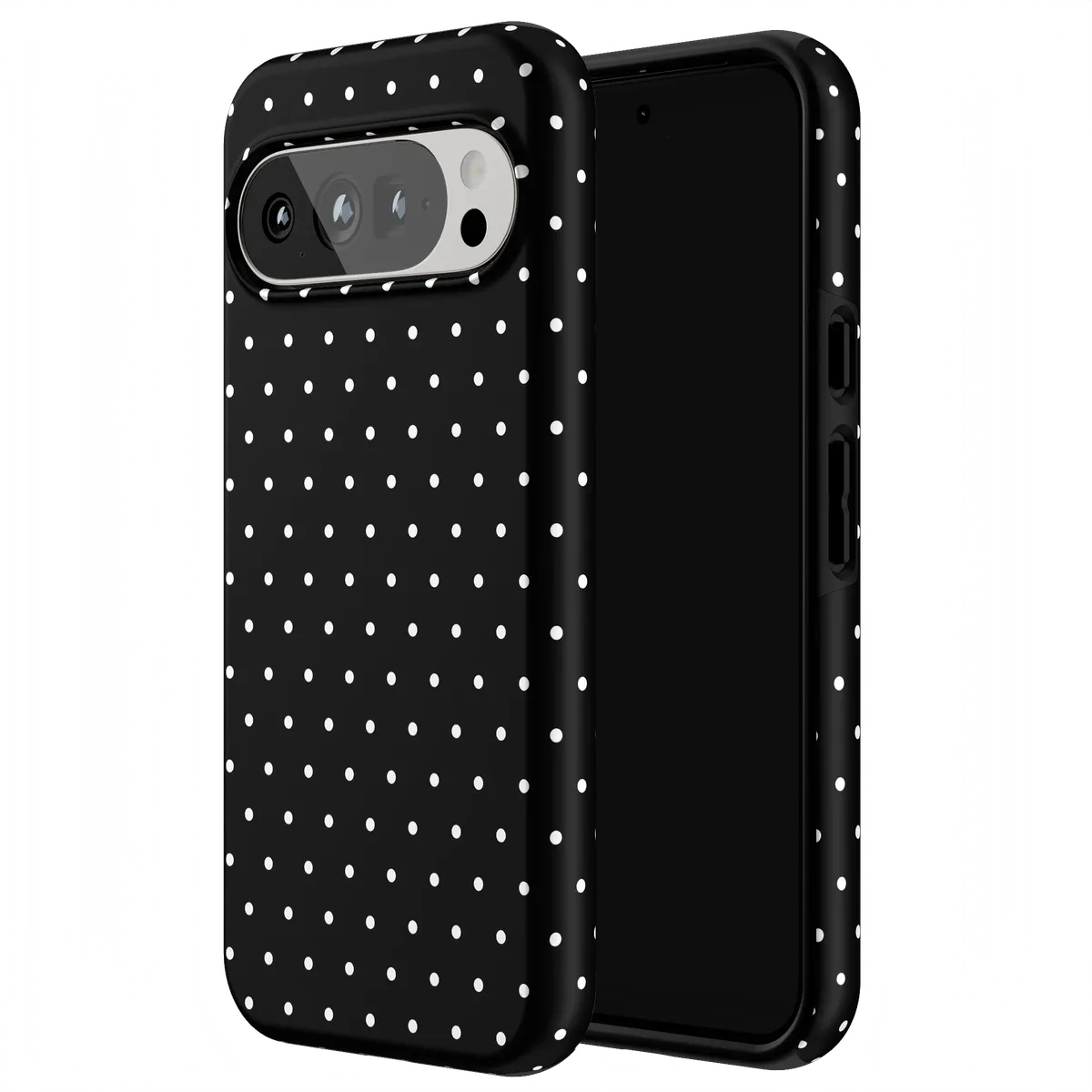On the Dot | White Polka Dot Case