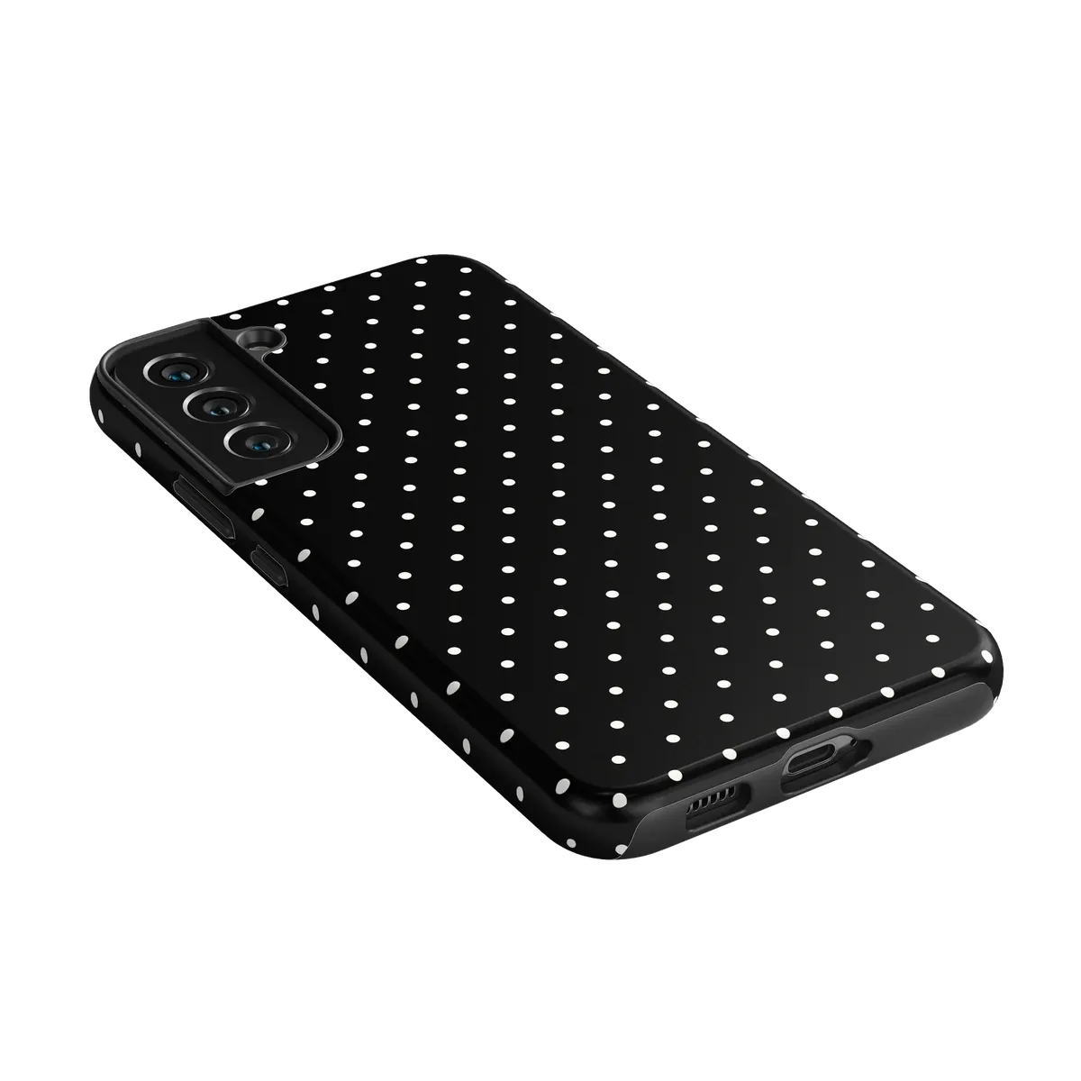 On the Dot | White Polka Dot Case