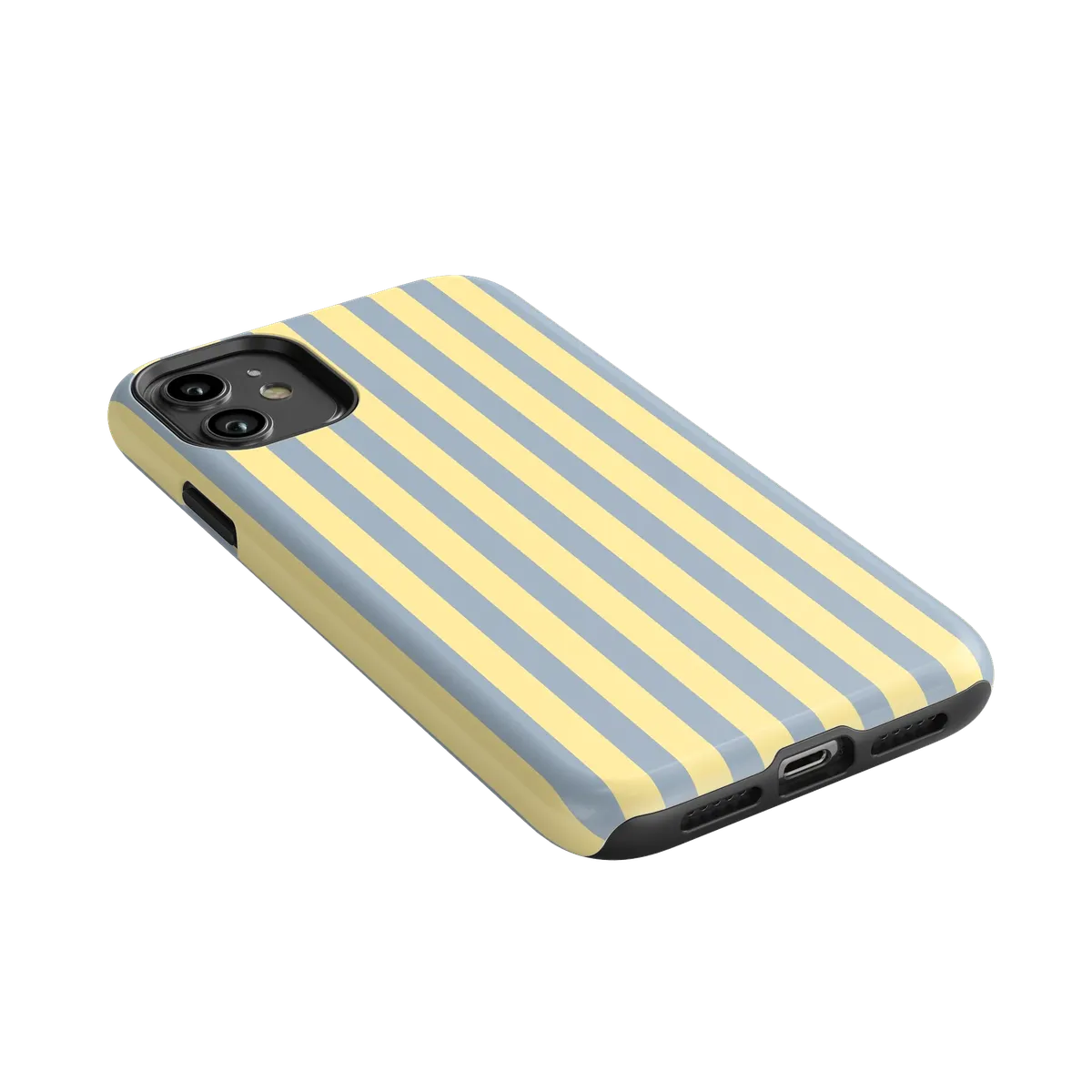 Coastline Stripes | Blue & Yellow Case
