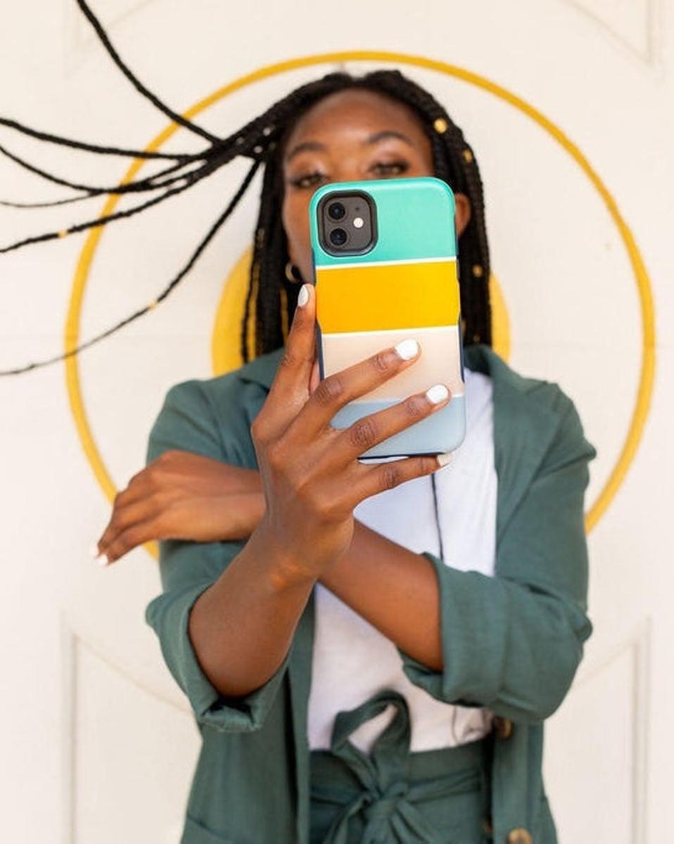 Paint The Town | Colorblock Stripes Case iPhone Case get.casely