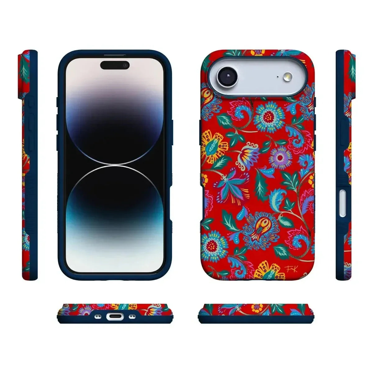 Painted Flowers | Frida Kahlo Floral Case iPhone Case get.casely