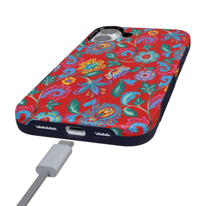 Painted Flowers | Frida Kahlo Floral Case iPhone Case get.casely