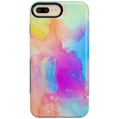 Painting in Pastels | Rainbow Watercolor Case iPhone Case get.casely Bold iPhone 6/7/8 Plus