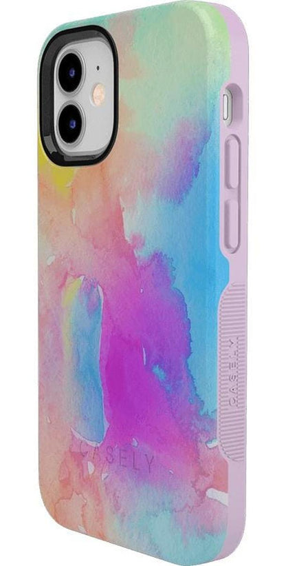 Painting in Pastels | Rainbow Watercolor Case iPhone Case get.casely
