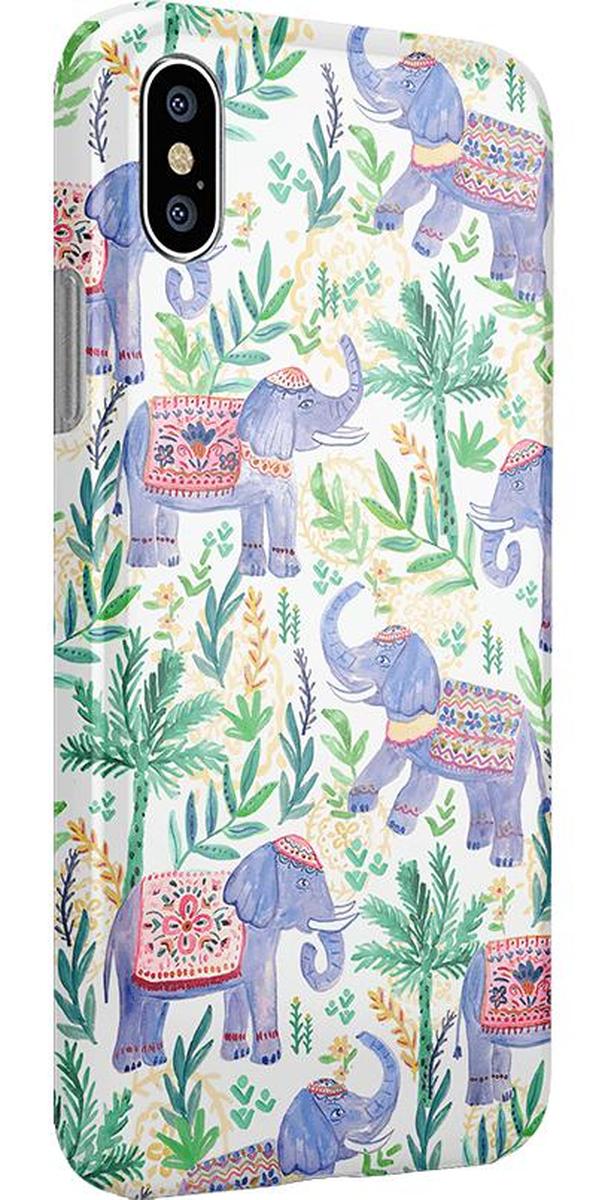 Pastel Gardens | Watercolor Elephant Floral Case iPhone Case get.casely