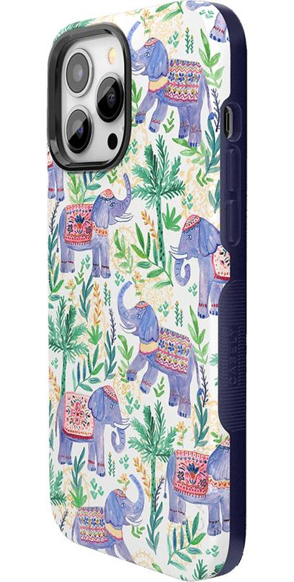 Pastel Gardens | Watercolor Elephant Floral Case iPhone Case get.casely