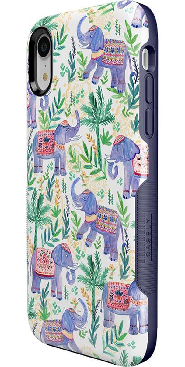 Pastel Gardens | Watercolor Elephant Floral Case iPhone Case get.casely