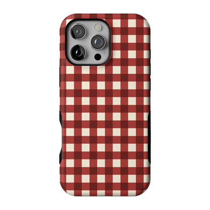 Checked Twice | Red Plaid Case