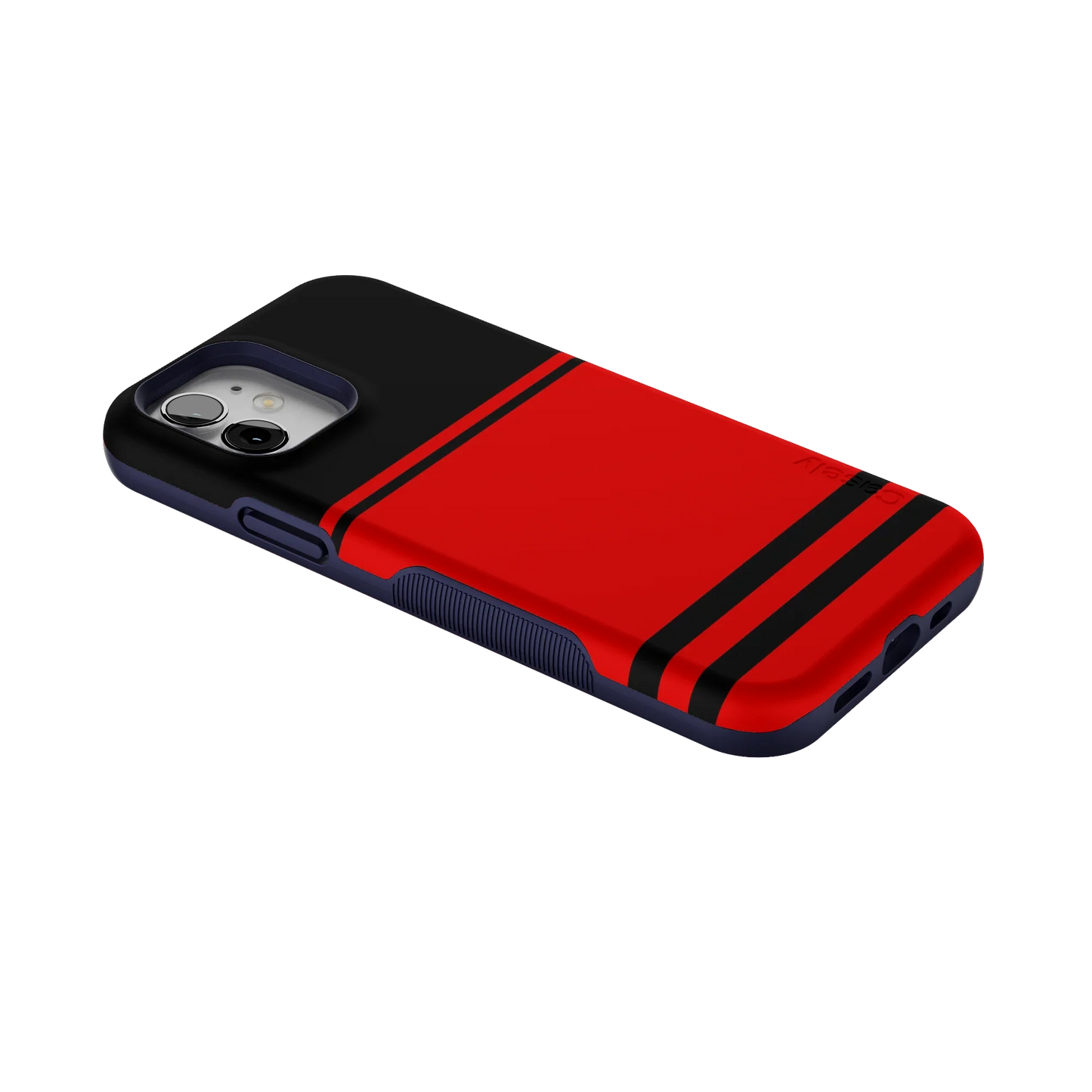 Storm Warning | Black & Red Stripes Case