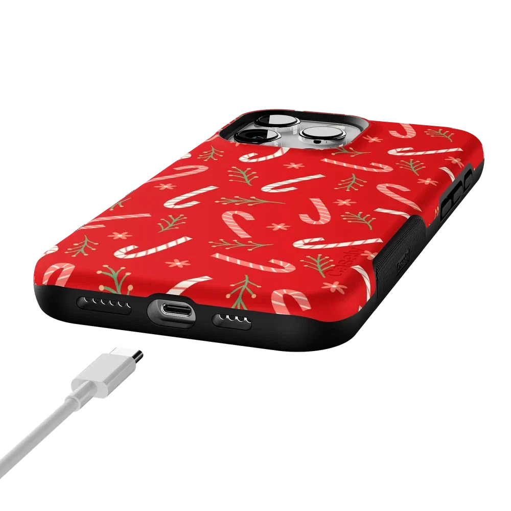 Peppermint Kiss | Candy Cane Case Phone Case Casetry